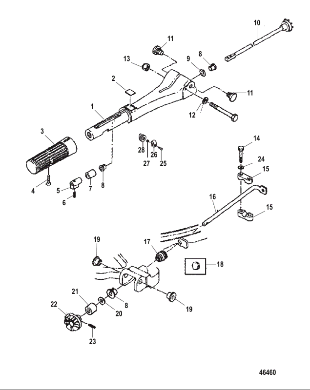 Handtag rorkult Mercury