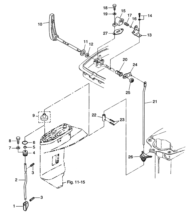 Växelstång Mercury