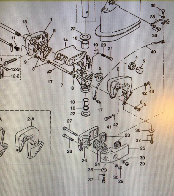Bussning riggrör Mercury