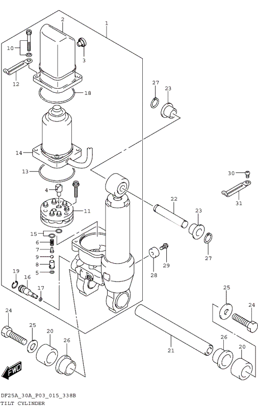 Manuell releaseventil Suzuki