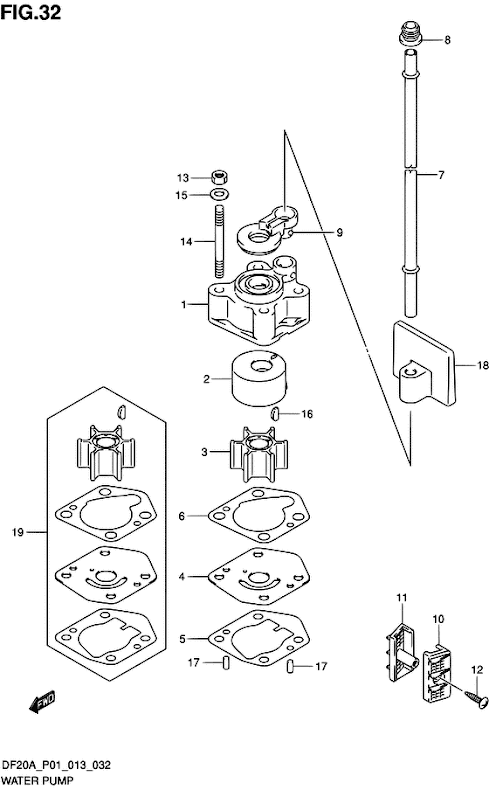 Kylvattenrör Suzuki