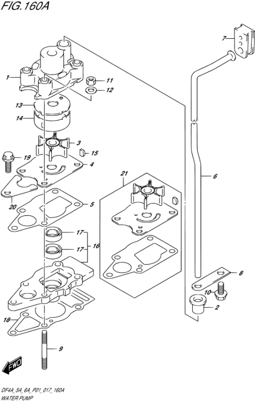 Tätning vattenrör Suzuki