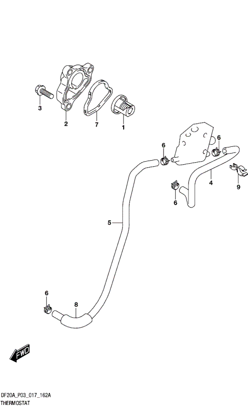 Termostattillbehör Suzuki