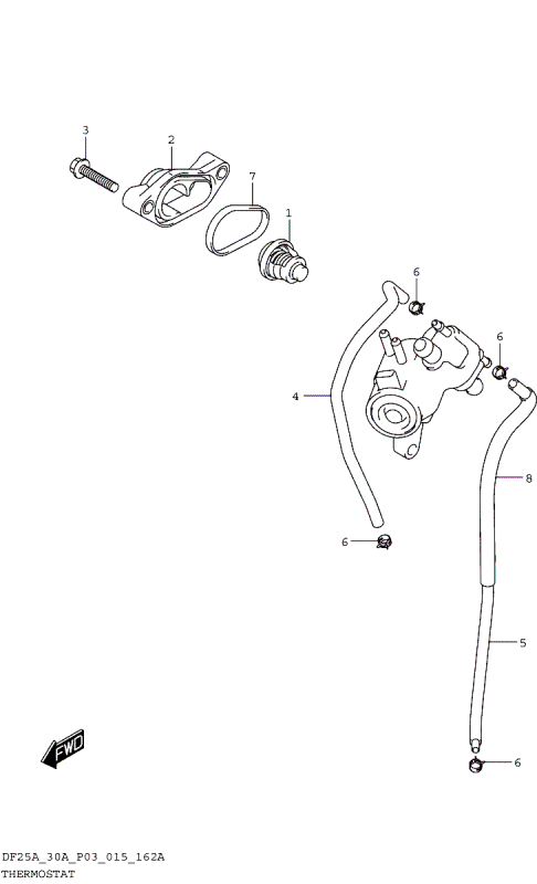 Termostattillbehör Suzuki