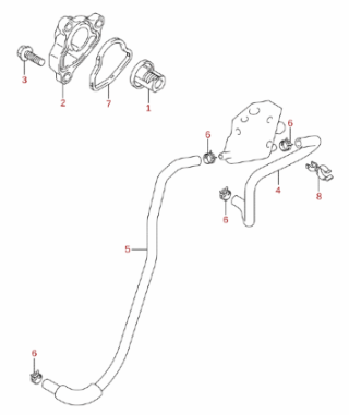 Slang termostat Suzuki