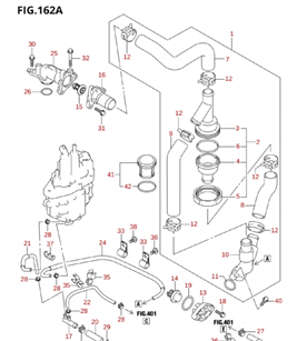 Filter sjövatten Suzuki
