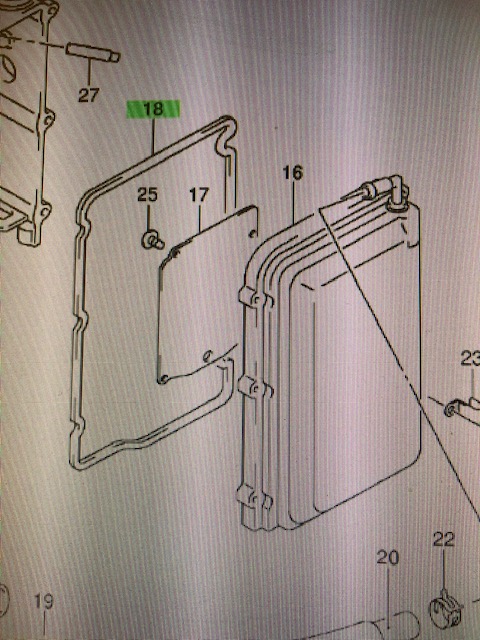 Ventilkåpspackning Suzuki