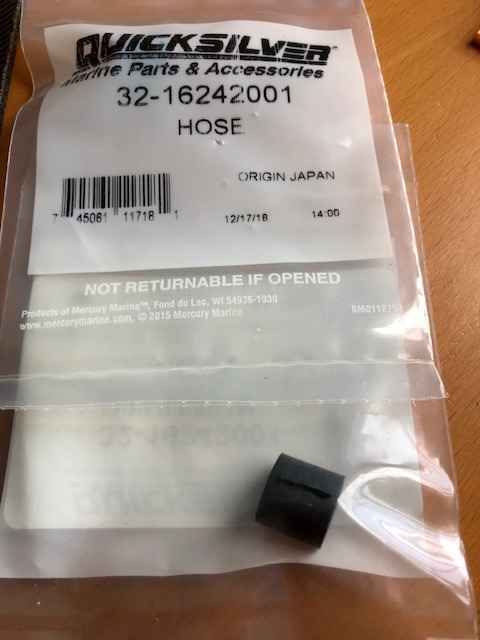 Slang Mercury bränslekran