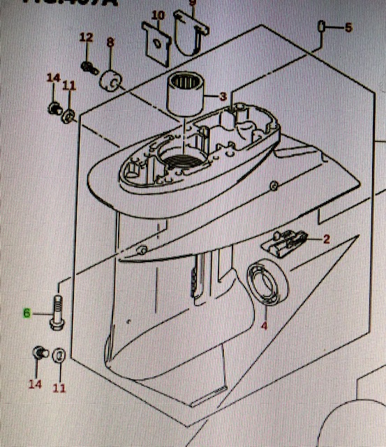Växelhusdelar Suzuki