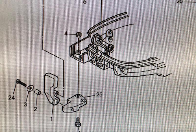 Fäste växelarm Tohatsu