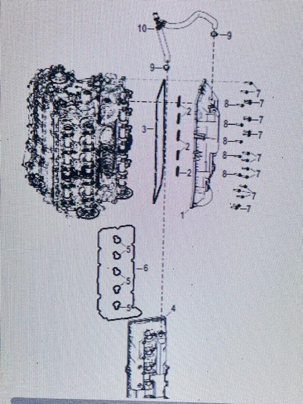 Ventilkåpspackning Mercury