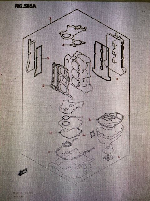 Motorpackningssats Suzuki