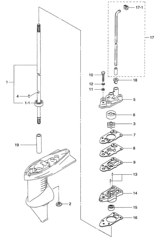 Impellertätning Mercury