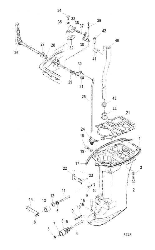 Tätning vattenrör Tohatsu