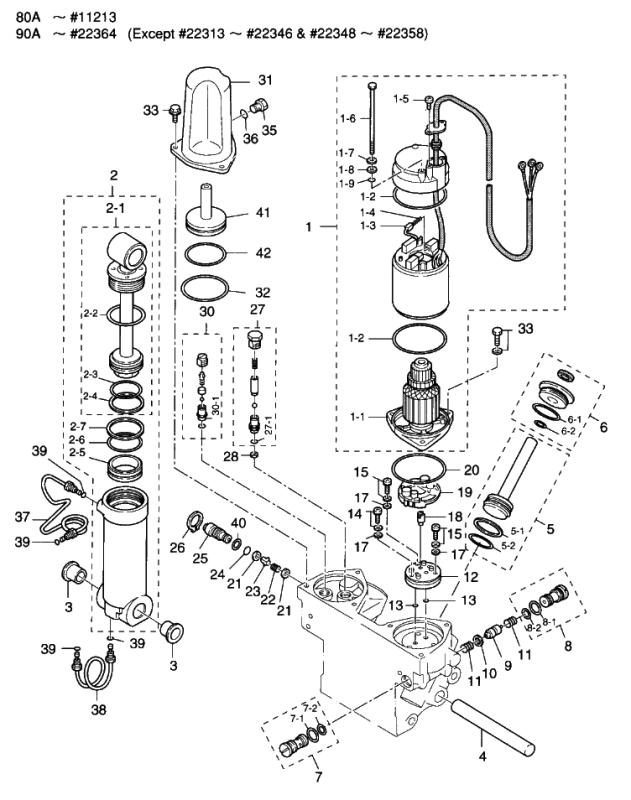 O-ring trimmotor Tohatsu