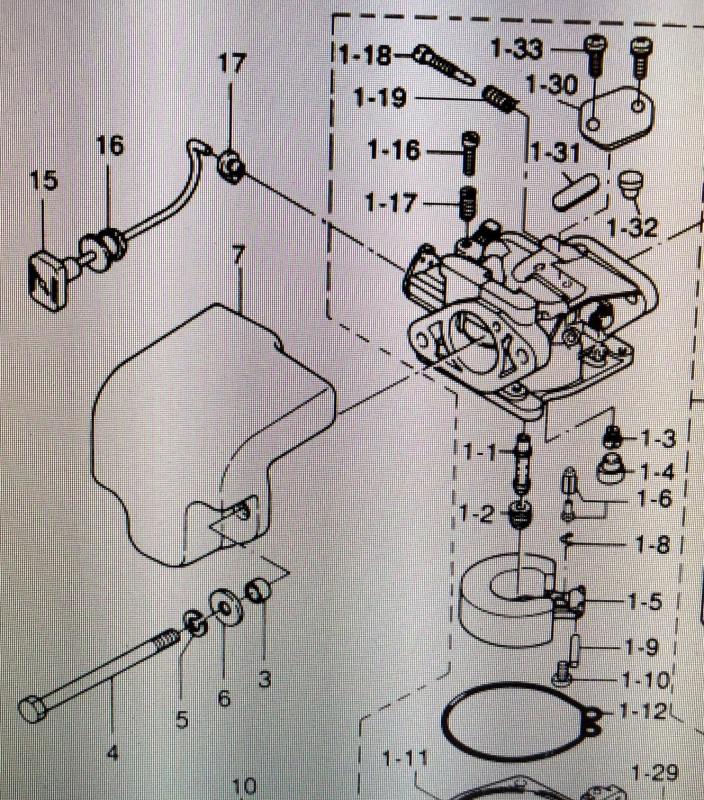 Gummibussning chokearm Mercury