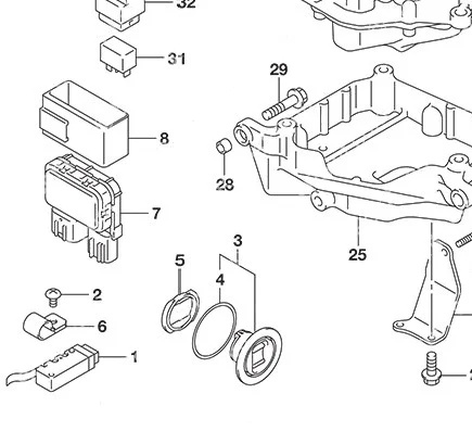 Tätning trimknapp Suzuki