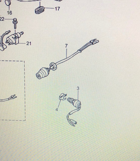 Neutralströmbrytare Tohatsu
