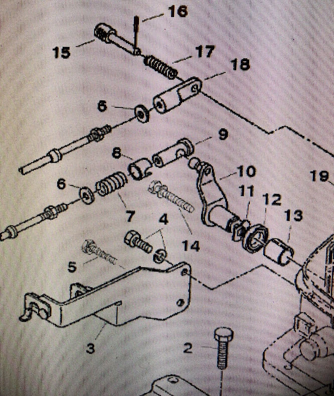 Reglagekabelanslutning Tohatsu