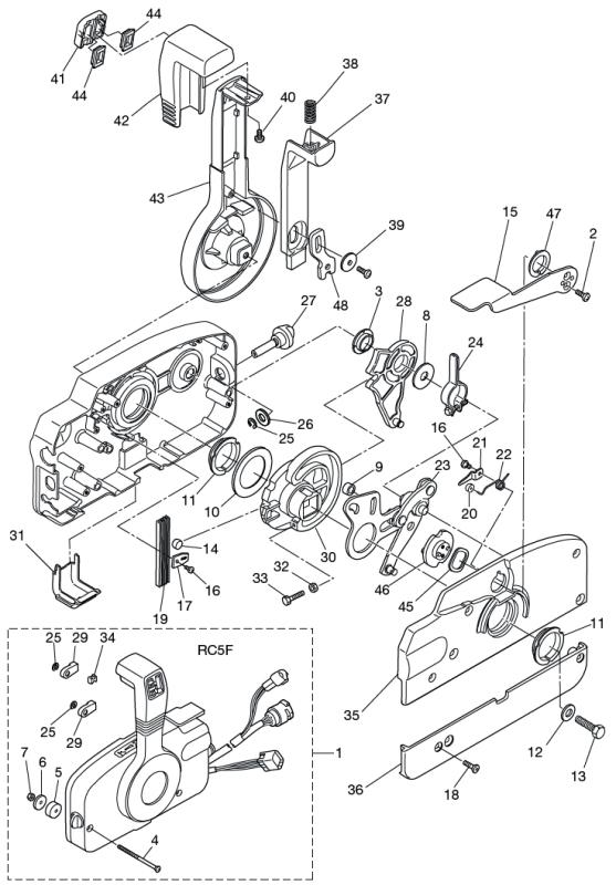 Fjäder reglage Tohatsu
