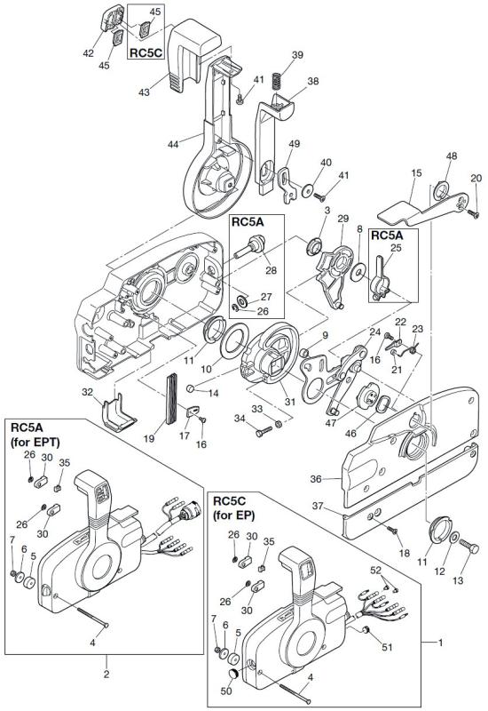 Arm neutralspärr Tohatsu