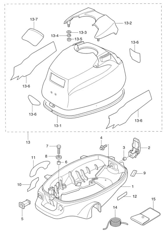Bussning chokearm Mercury