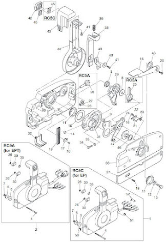 Gasarm reglage Tohatsu