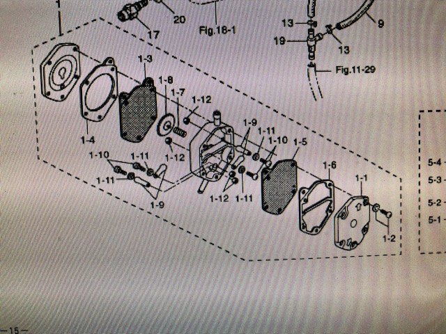 Bränslepumpspackning Tohatsu