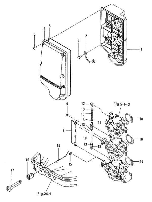 Packning insugsdämpare Mercury