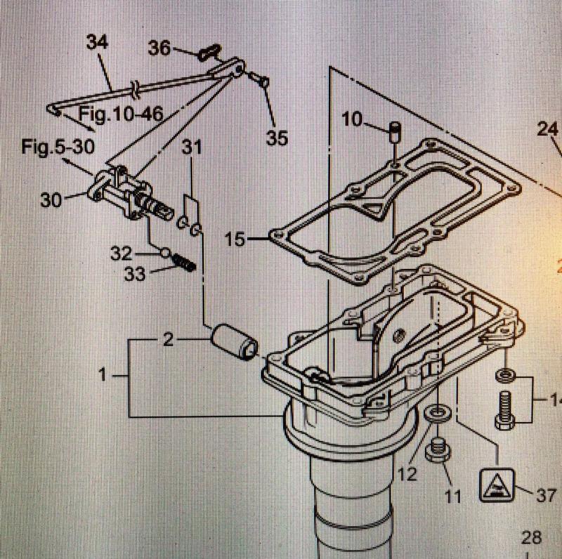 Fjäder växelarm Mercury