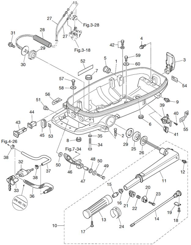 Gummitätning underkåpa Mercury