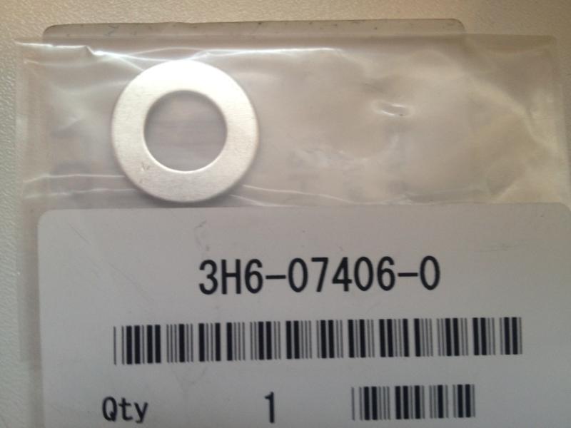 Tätning oljedräneringsplugg Tohatsu