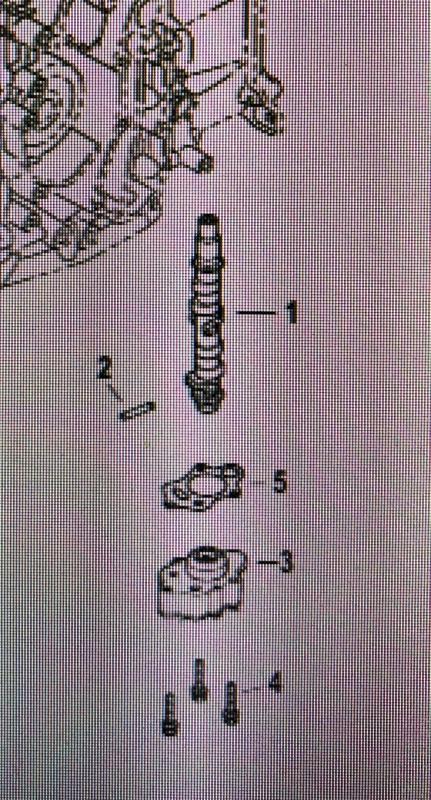 Låspin oljepump Mercury