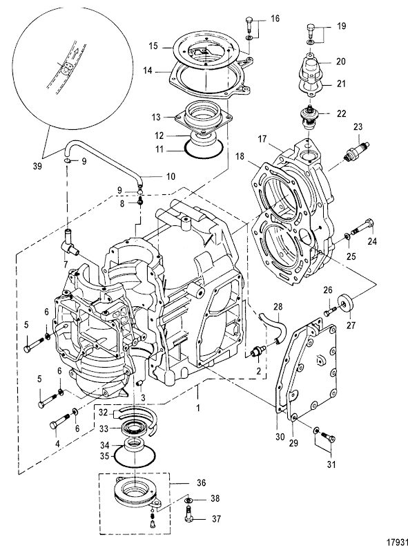 Topplocksbult Tohatsu