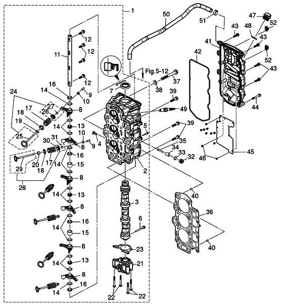 Topplocksbult Tohatsu