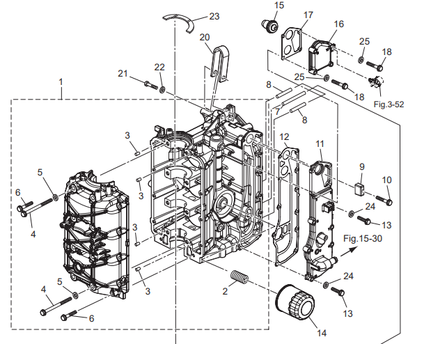 Avgaspackning Tohatsu