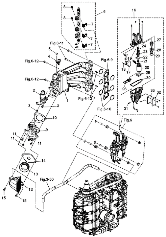 Hållare regulator Tohatsu