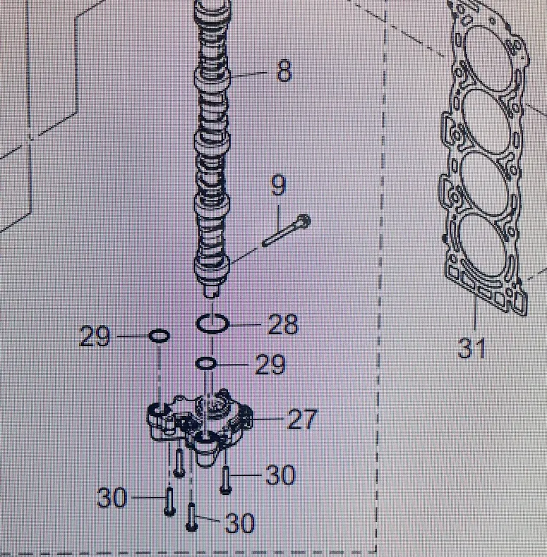 Bult kamaxel Tohatsu
