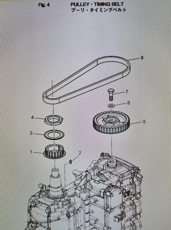Remskiva kamrem Tohatsu