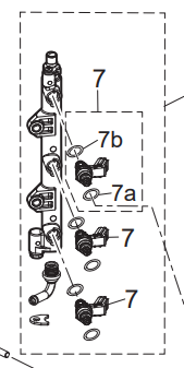 Tätning insprutare Tohatsu