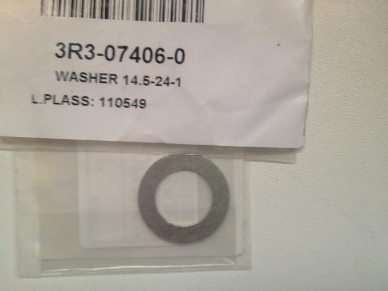 Tätning oljedräneringsplugg Tohatsu