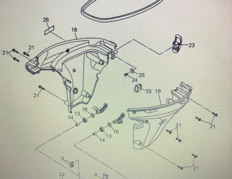Bult underkåpa Mercury