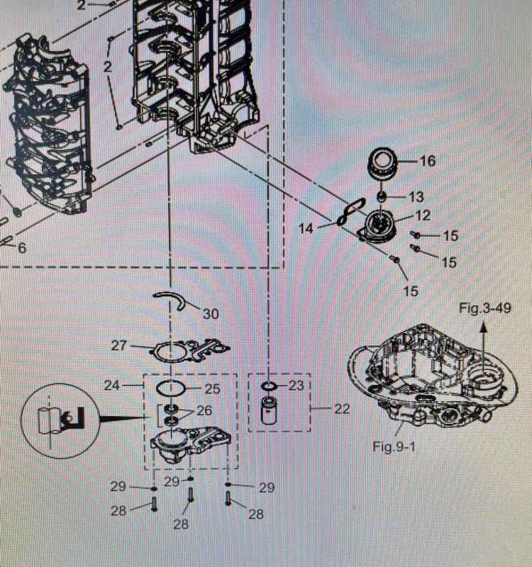 O-ring oljefilterfäste Tohatsu
