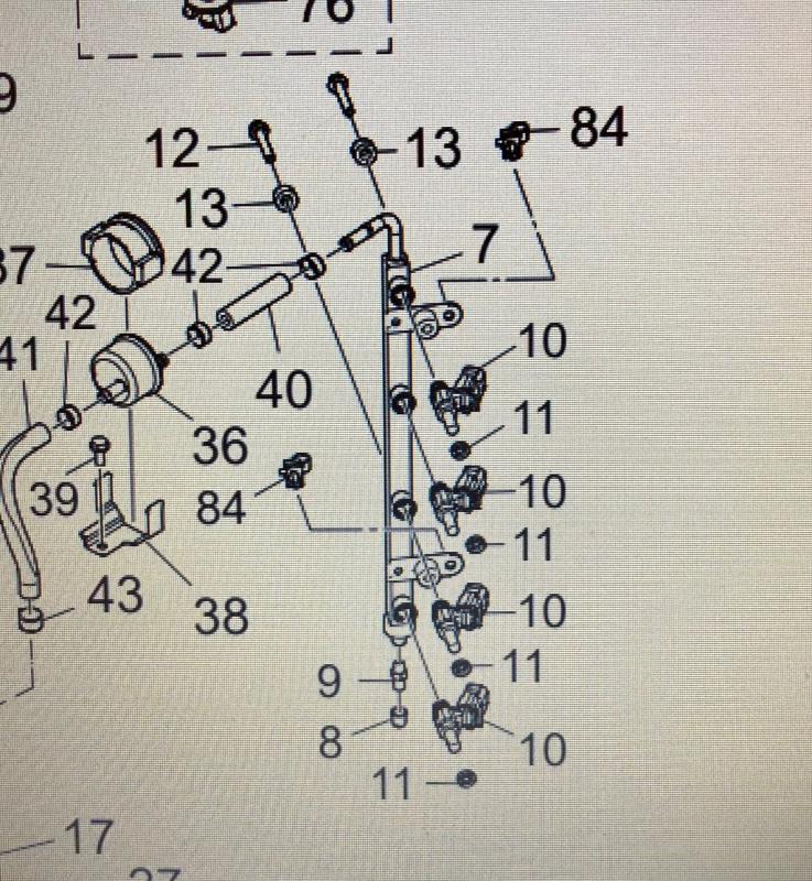 Tätning insprutare Tohatsu