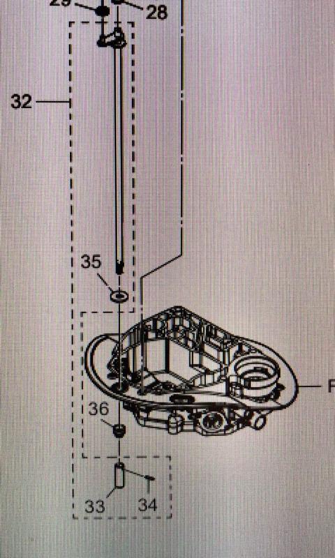 Växelstångslåsning Tohatsu