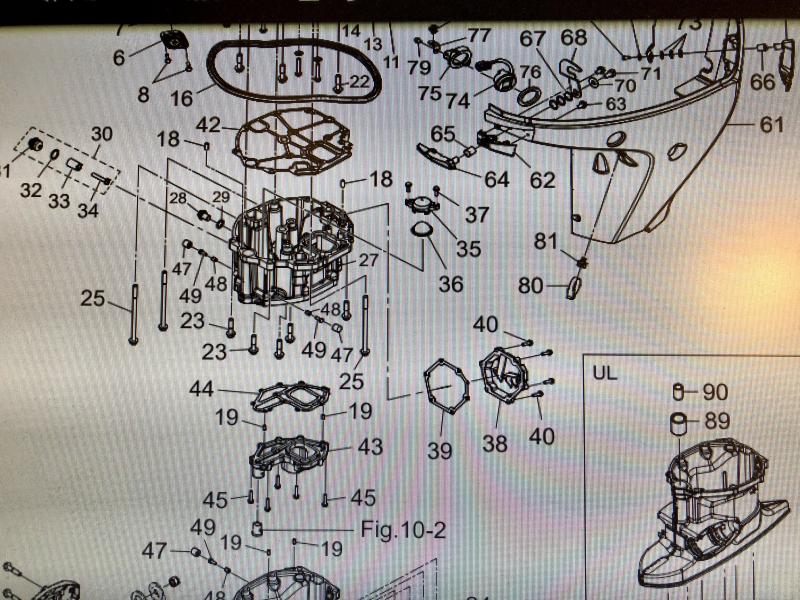 Avgaspackning Tohatsu