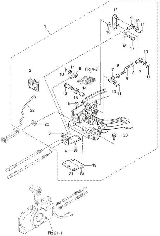 Växelarm inre Tohatsu