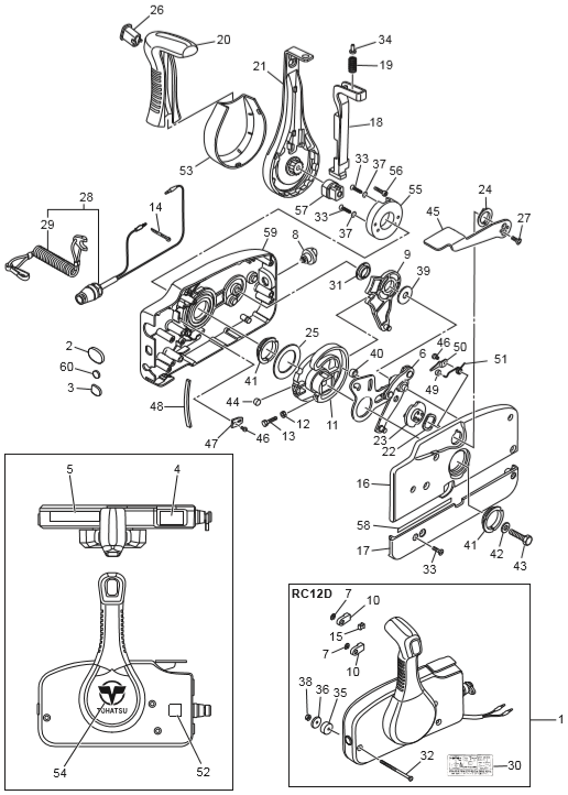 Skruv reglage Tohatsu