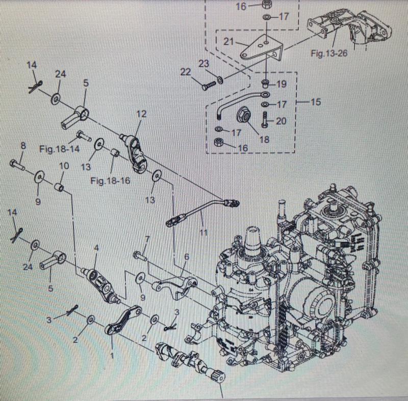 Växelarm inre Tohatsu