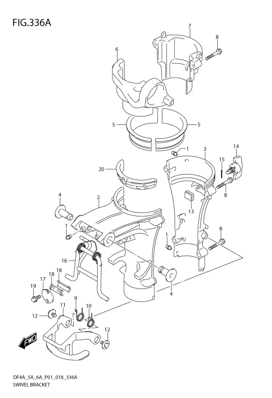 Friktionsbult rigg Suzuki